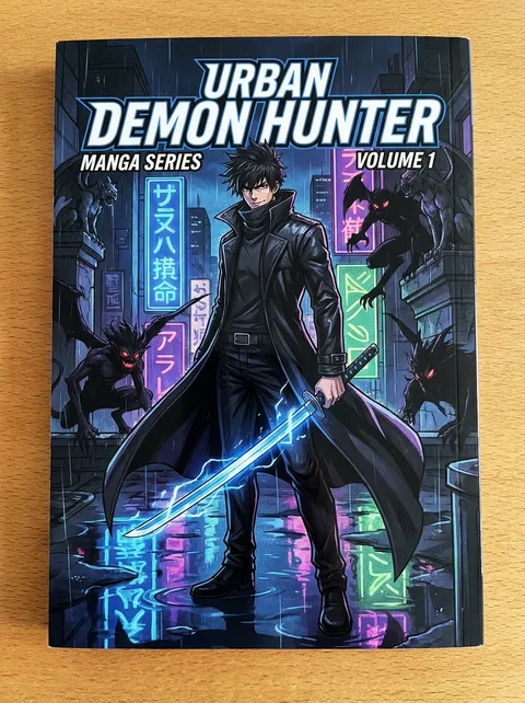 羞羞漫画 - 新作漫画《都市猎魔人》封面